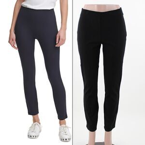 DKNY Slim Leg Pull On Ponte Ankle Pants